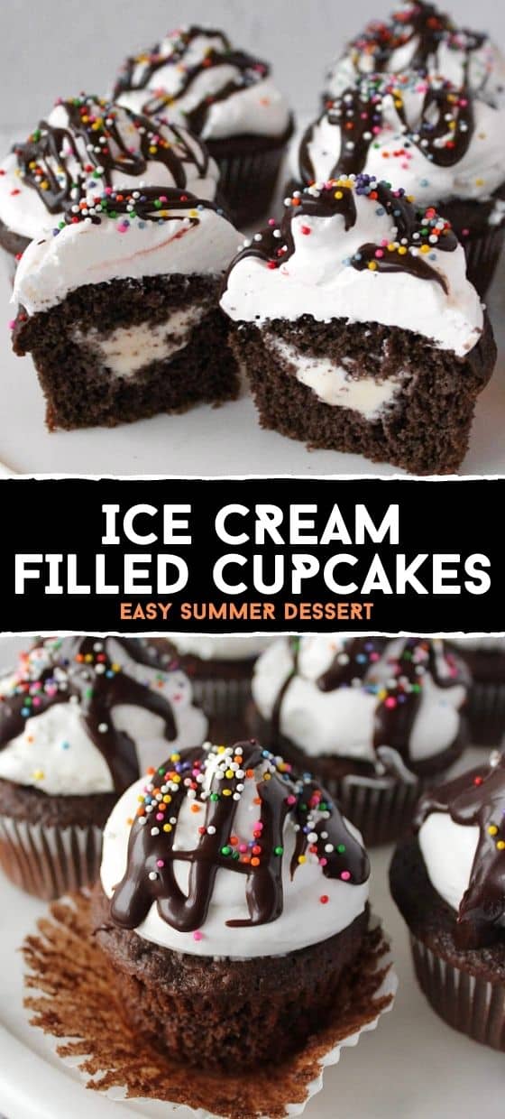 How To Make Ice Cream Filled Cupcakes
