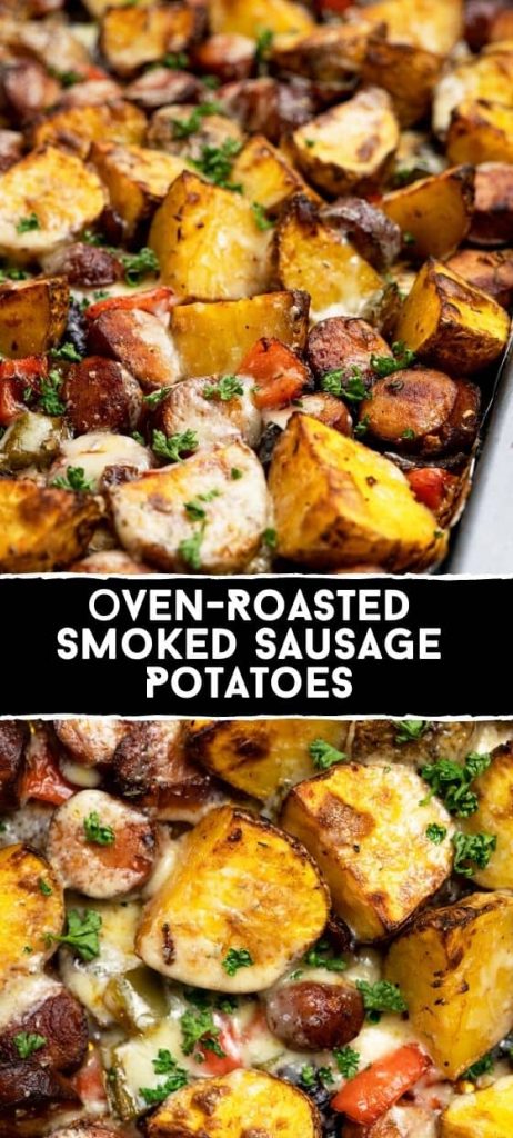 Oven-Roasted Smoked Sausage & Potatoes