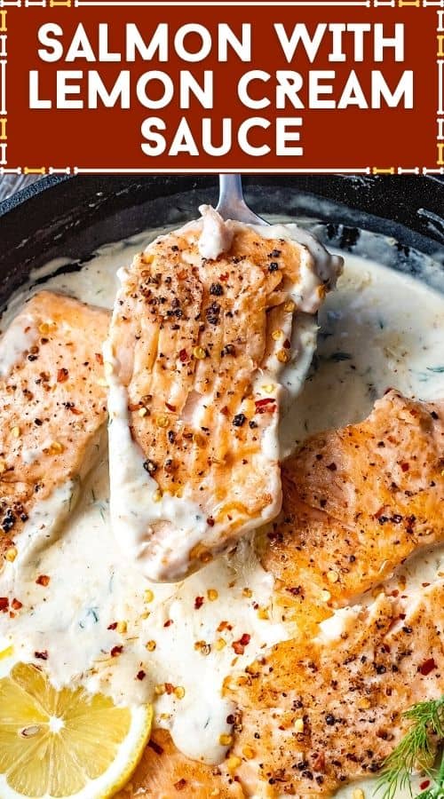 Salmon With Lemon Cream Sauce : How to Make it...