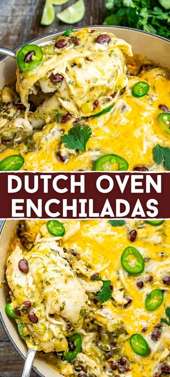 Dutch Oven Enchiladas