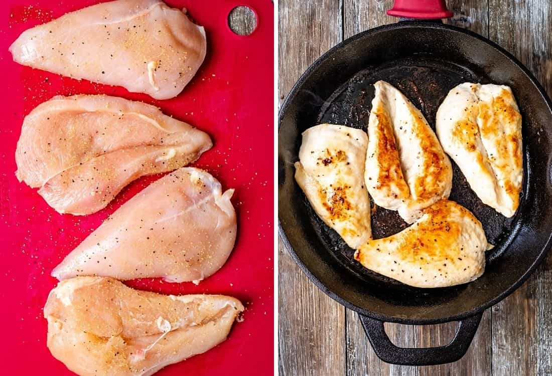 what does it mean to smother chicken