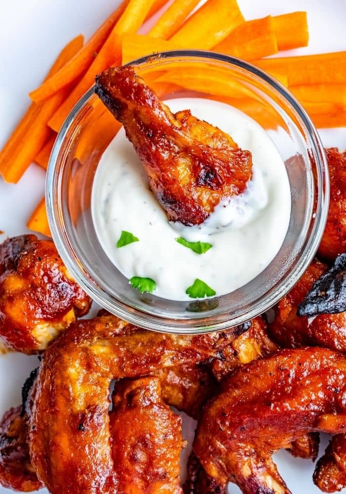 Oven Baked BBQ Chicken Wings