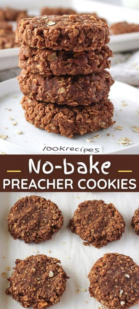 No Bake Preacher Cookies