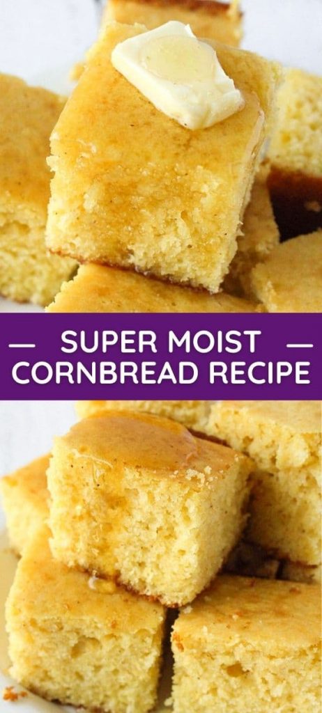 Super Moist Cornbread Recipe