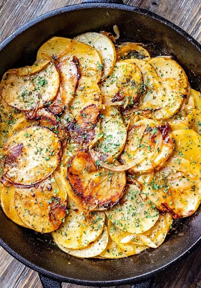 Easy Pan fried Potatoes And Onions 100K Recipes