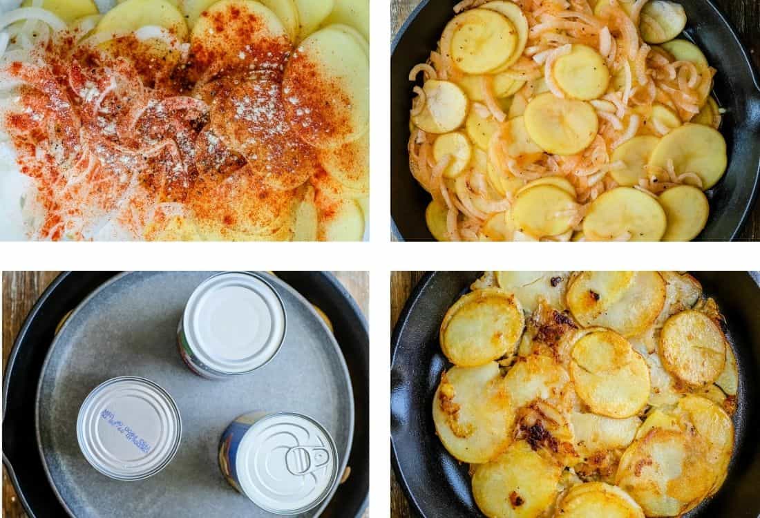 Easy Panfried Potatoes and Onions 100K Recipes