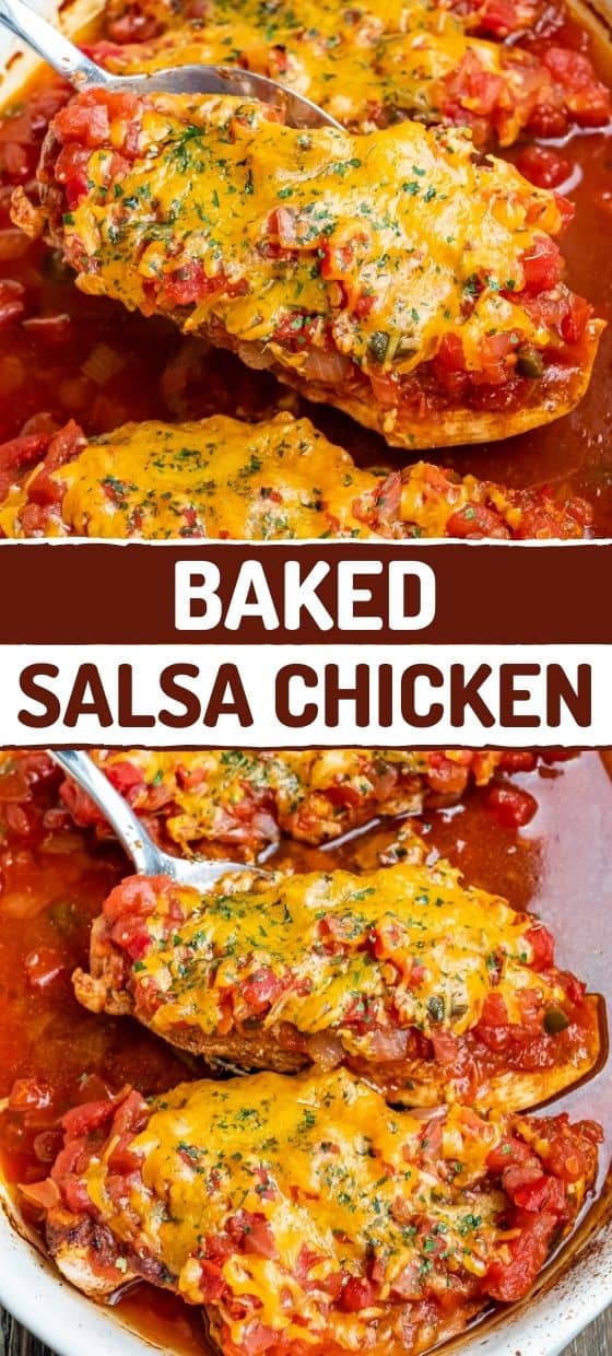 Easy Baked Salsa Chicken