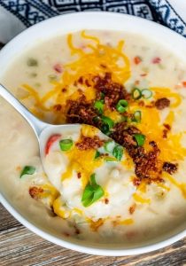 Paula Deen’s Crockpot Potato Soup - 100K Recipes