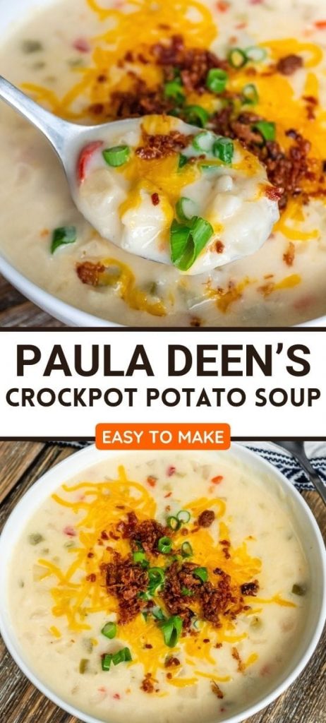Paula Deen’s Crockpot Potato Soup - 100K Recipes