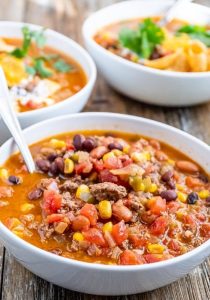 Easy Taco Soup with Ranch - 100k Recipes