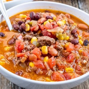 Easy Taco Soup with Ranch
